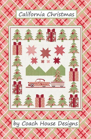 California Christmas Quilt Pattern by Coach House Designs