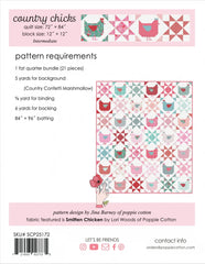 Country Chicks Quilt Pattern by Poppie Cotton Fabrics