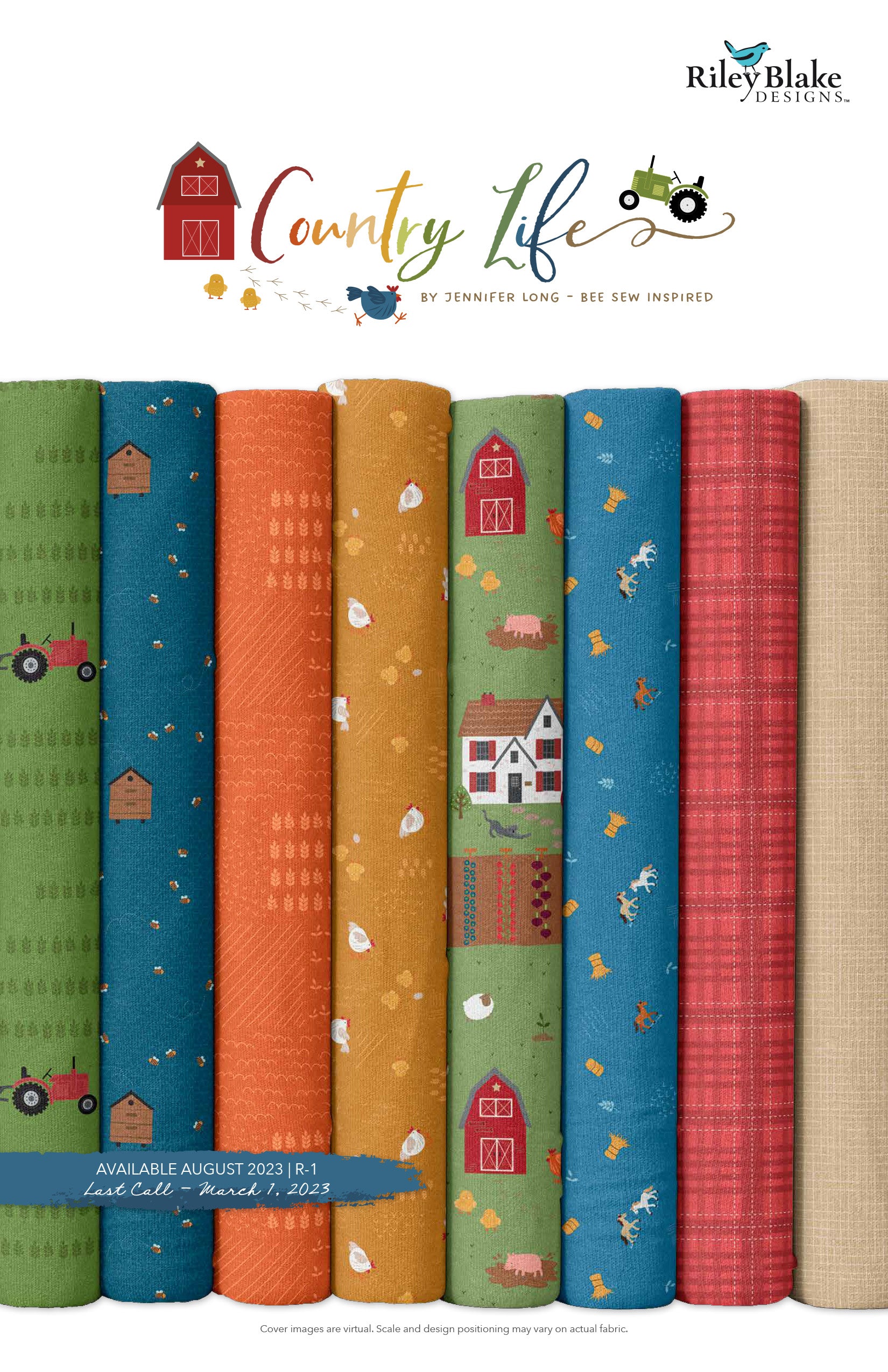 Country Life 5 Stacker by Jennifer Long for Riley Blake Designs – LouLou's  Fabric Shop
