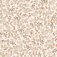 My Darling Deer Blush Wildflower Yardage by Michal Marko for Poppie Cotton Fabrics