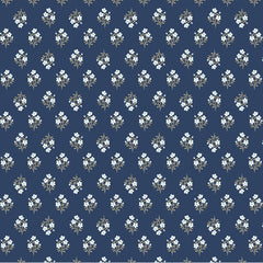 My Darling Deer Night Meadow Yardage by Michal Marko for Poppie Cotton Fabrics