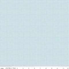 Designer Flannel Blue Micro Gingham Yardage by RBD Designers for Riley Blake Designs