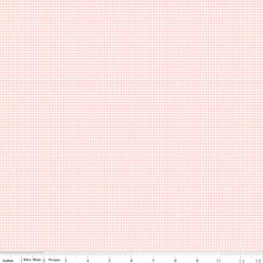 Designer Flannel Peony Micro Gingham Yardage by RBD Designers for Riley Blake Designs