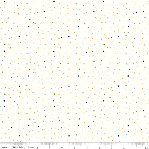 Love You to the Moon Multi Stars Yardage by Echo Park Paper Co. for Riley Blake Designs