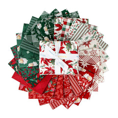 Merry Little Christmas by My Mind's Eye Fat Quarter Bundle for Riley Blake Designs
