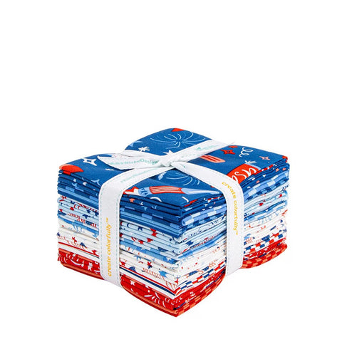 PREORDER Firecracker Fat Quarter Bundle by My Mind's Eye for Riley Blake Designs