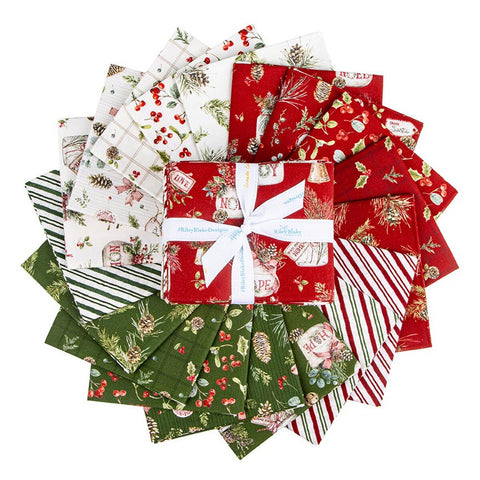 Holiday Spirit Fat Quarter Bundle by Lisa Audit for Riley Blake Designs