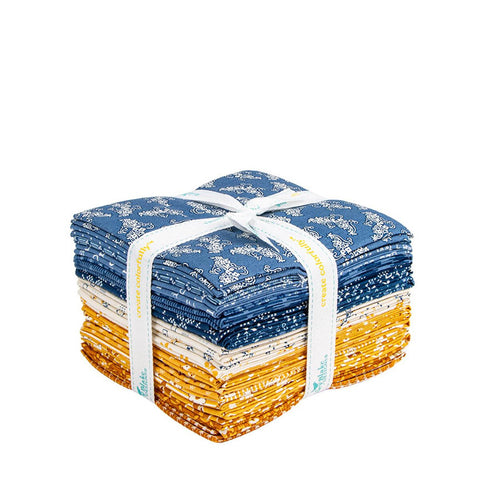 PREORDER Denim & Daisy Fat Quarter Bundle by Lori Holt for Riley Blake Designs