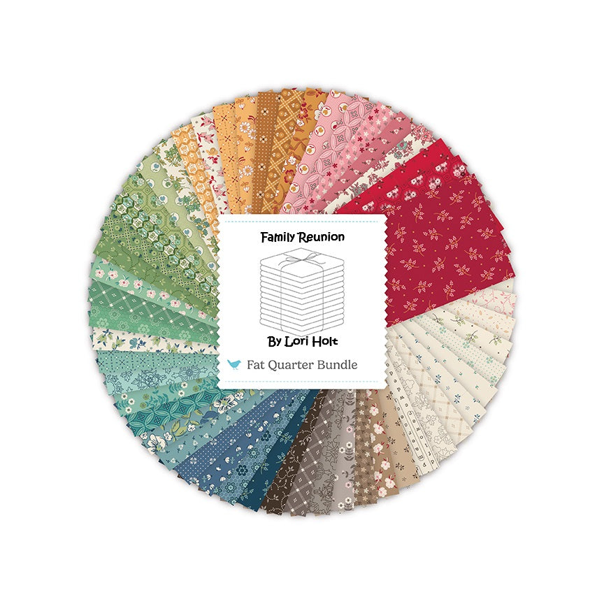Family Reunion Fat Quarter Bundle by Lori Holt for Riley Blake Designs