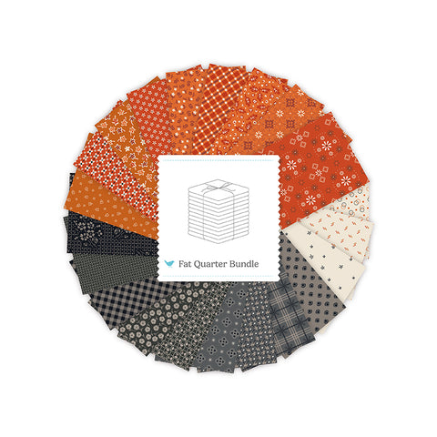 PREORDER Pumpkin & Licorice Fat Quarter Bundle by Lori Holt for Riley Blake Designs