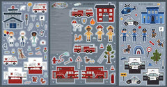 It Takes a Village Felt Panel by Jennifer Long for Riley Blake Designs
