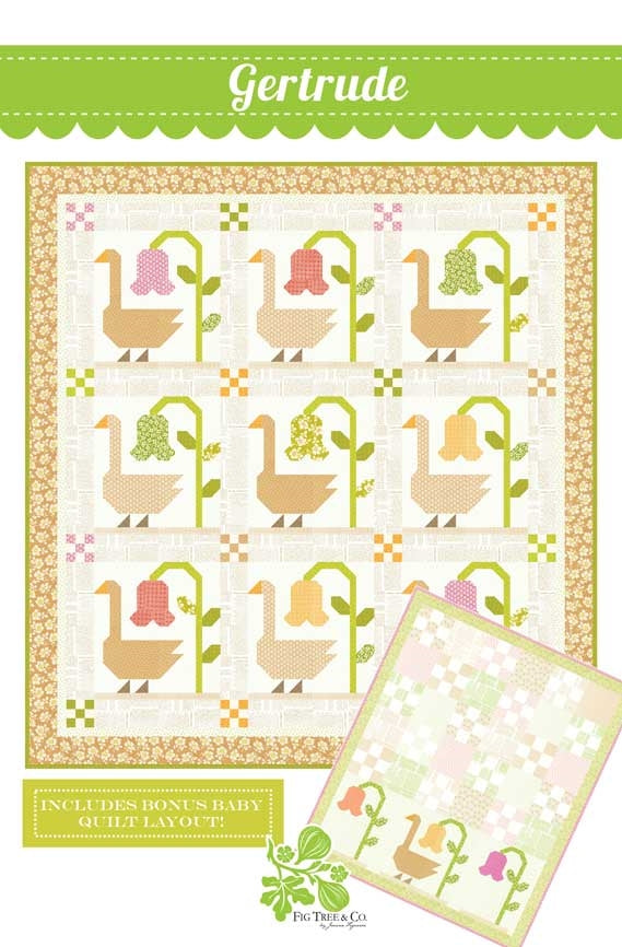 Gertrude Quilt Pattern by Fig Tree & Co.