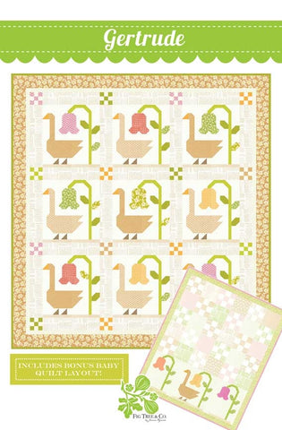 Gertrude Quilt Pattern by Fig Tree & Co.