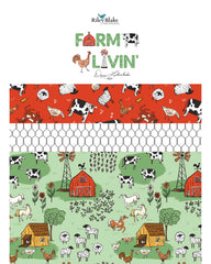 Farm Livin' Fat Quarter Bundle by Diane Labombarbe for Riley Blake Designs