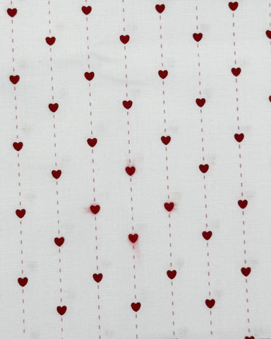 FLAWED BOLT END 18" Sew In Love White Stripes Yardage by Dani Mogstad for Riley Blake Designs