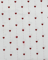 FLAWED BOLT END 18" Sew In Love White Stripes Yardage by Dani Mogstad for Riley Blake Designs