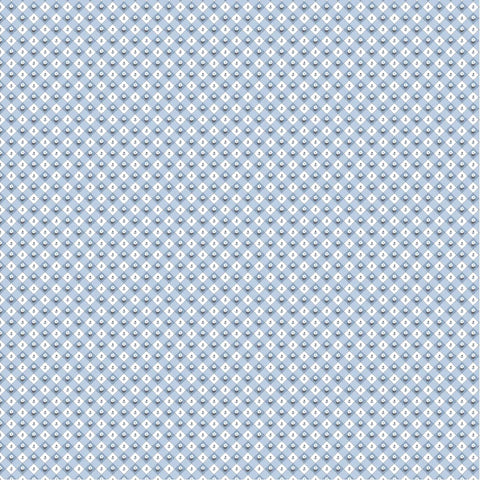 Homegrown Preserves Blue Checkered Apron Yardage by Sheri McCulley for Poppie Cotton Fabrics