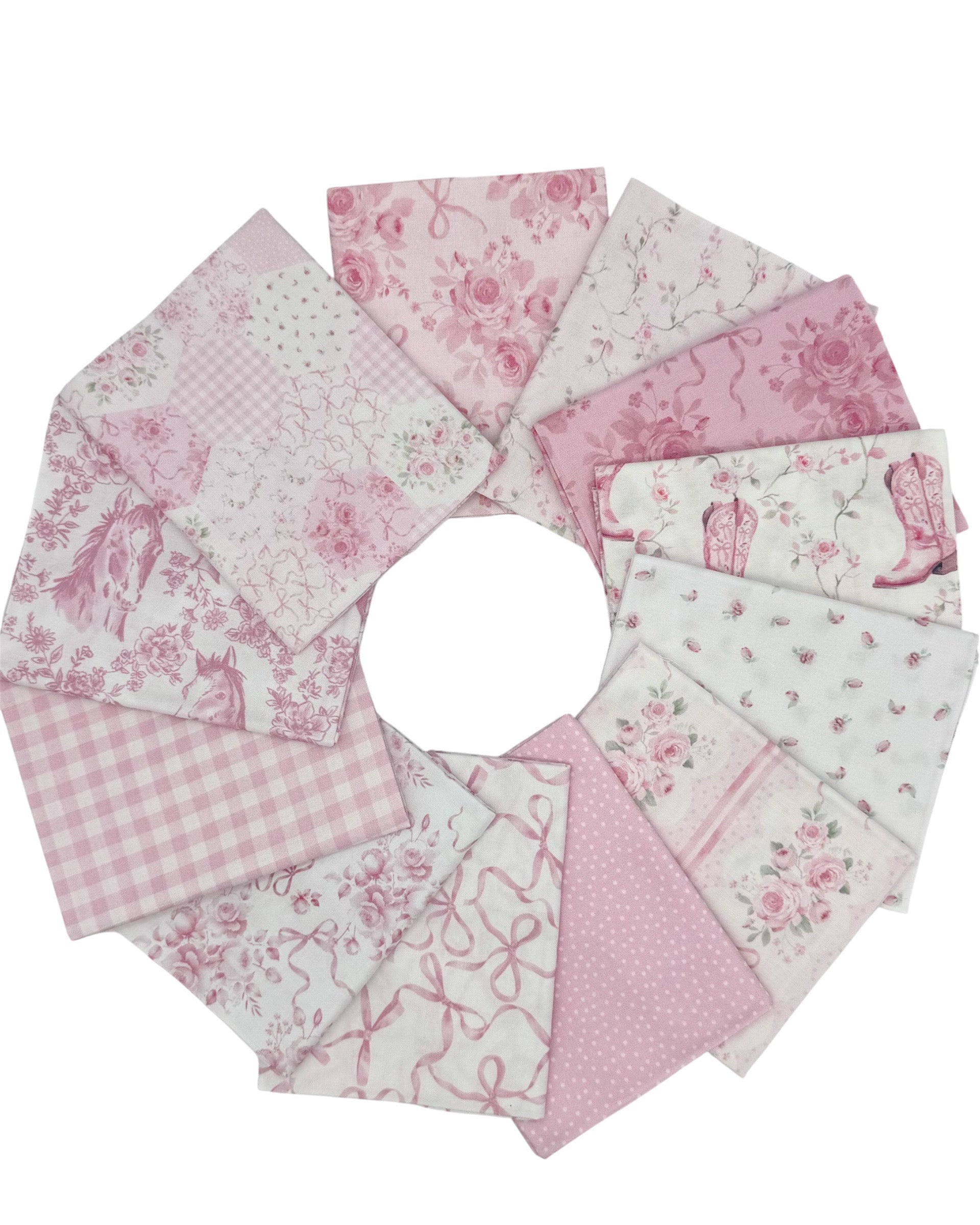 Pretty in Pink Fat Quarter Bundle From Timeless Treasures Fabrics