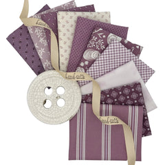Perfectly Plum bundle of assorted plum and lavenders fat quarters 