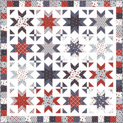 Stars and Stripes Forever Sparklers Quilt Kit