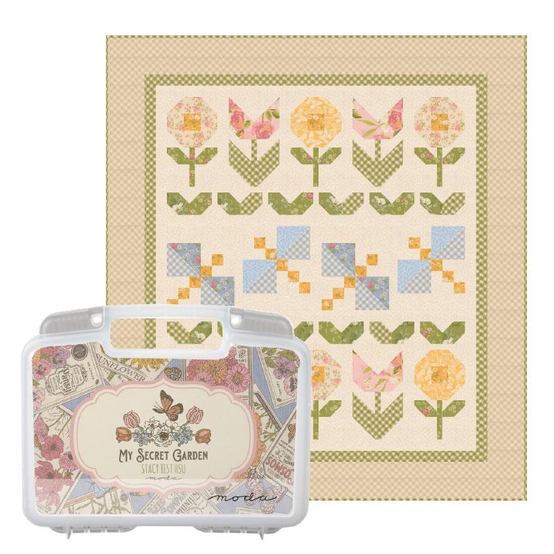 My Secret Garden Collector Bin by Stacy Iest Hsu for Moda Fabrics