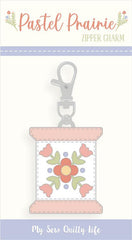 Pastel Prairie Spool Enamel Happy Charm by Heather Briggs