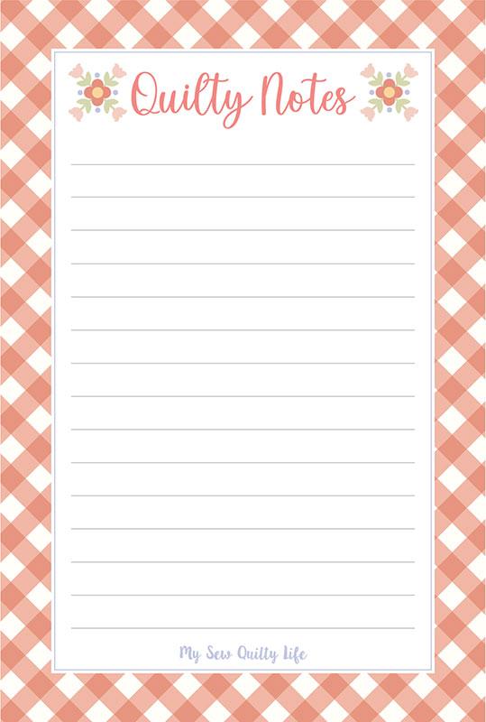 Pastel Prairie Notepad by Heather Briggs