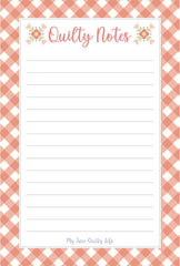 Pastel Prairie Notepad by Heather Briggs