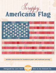 Scrappy Americana Flag Quilt Pattern by Lori Holt of Bee in my Bonnet