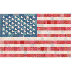 Scrappy Americana Flag Quilt Pattern by Lori Holt of Bee in my Bonnet