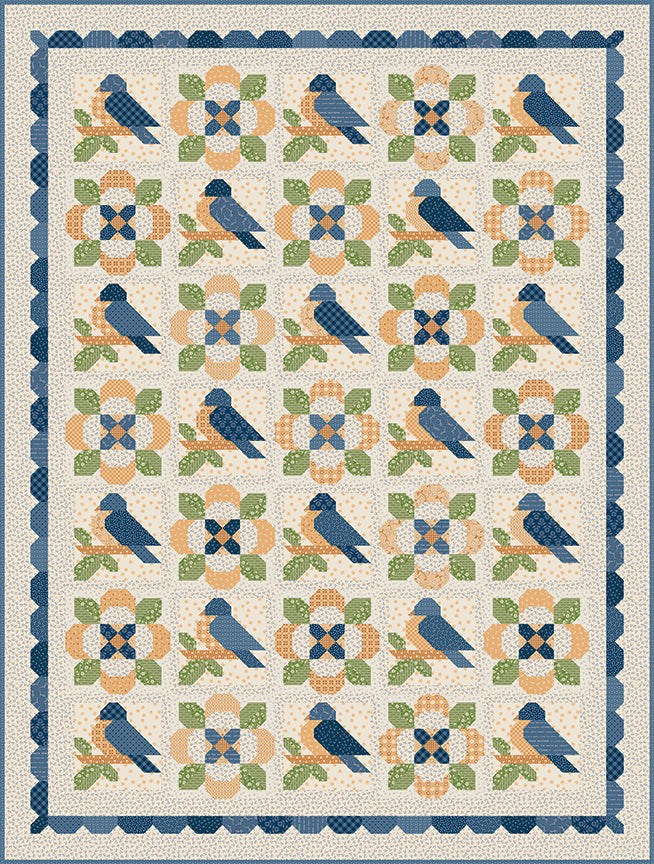 Birdsong Quilt Pattern by Lori Holt of Bee in my Bonnet for It's Sew Emma