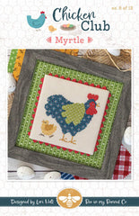 Chicken Club #8 Myrtle Cross Stitch Pattern by Its Sew Emma