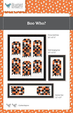 Boo Who? Quilt Pattern by Bluebird Patterns