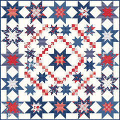 Land Of The Brave Galaxy of Stars Quilt Kit