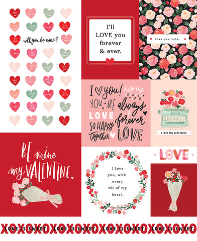 My Valentine Panel by Echo Park Paper Co. for Riley Blake Designs