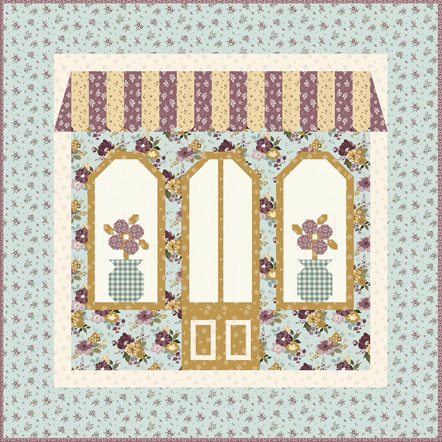 Bouquets on Main Quilt Pattern by Pieces From Heart