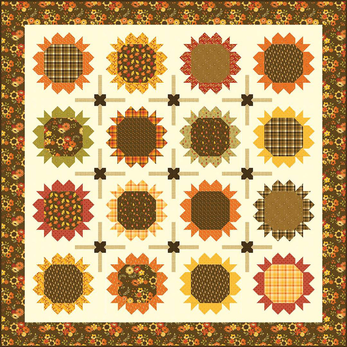 Fall's In Town Fields Of France Quilt Kit