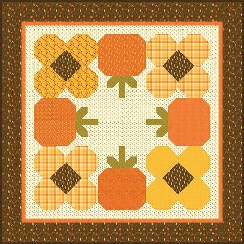 Fall's In Town Pumpkin Parade Quilt Kit