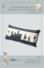 No Room at the Inn Bench Pillow or Table Runner Pattern by Jennifer Long