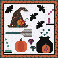 Little Witch Sampler Mini Quilt Pattern by Bee Sew Inspired