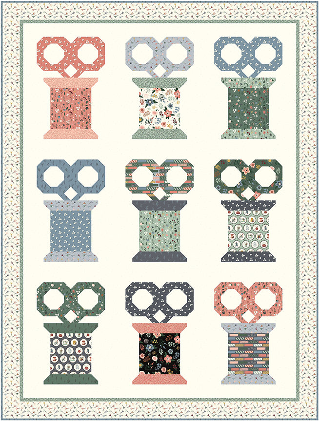 Scissors and Spools Quilt Pattern by Wendy Sheppard