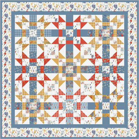 Jackie's Star Quilt Pattern by Snowball Quilt Company