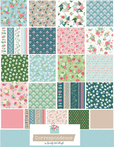 PREORDER Correspondence 10" Stacker by Beverly McCullough for Riley Blake Designs