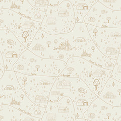 Road to Round Top Village Lane Yardage by Elizabeth Chappell for Art Gallery Fabrics