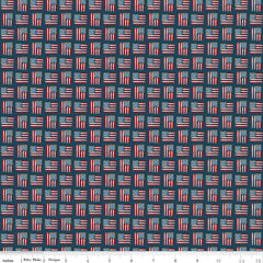 Sweet Freedom Oxford Flags Yardage by Beverly McCullough for Riley Blake Designs