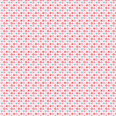 Smitten Chicken White Xoxo Yardage by Lori Woods for Poppie Cotton Fabrics