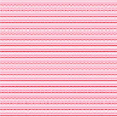 Smitten Chicken Pink Ric Rac Yardage by Lori Woods for Poppie Cotton Fabrics