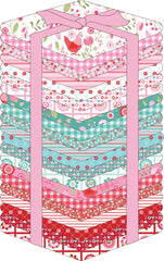 Smitten Chicken Fat Quarter Bundle by Lori Woods for Poppie Cotton Fabrics