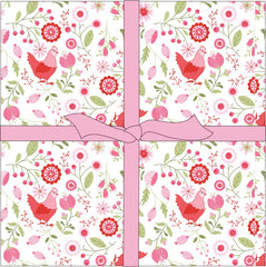 Smitten Chicken 10" Precuts by Lori Woods for Poppie Cotton Fabrics