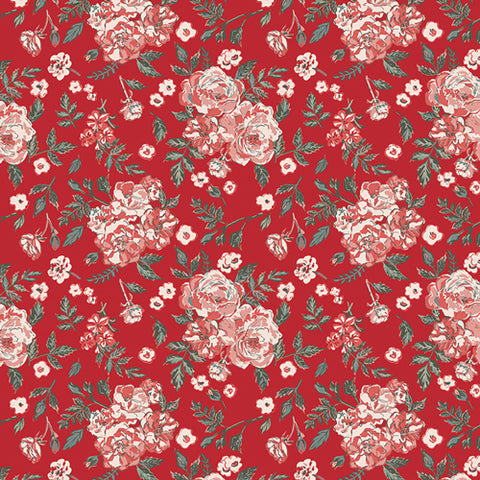 Spruce Floribunda Yardage by Sharon Holland for Art Gallery Fabrics